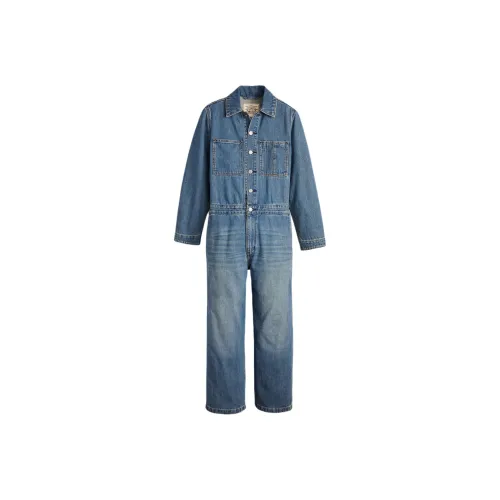 Levis Linen+Denim Collection Jumpsuits Women's Blue