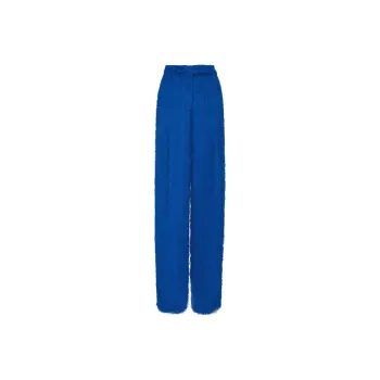 Oscar De La Renta Fringe Fil coup� Wide leg Trousers