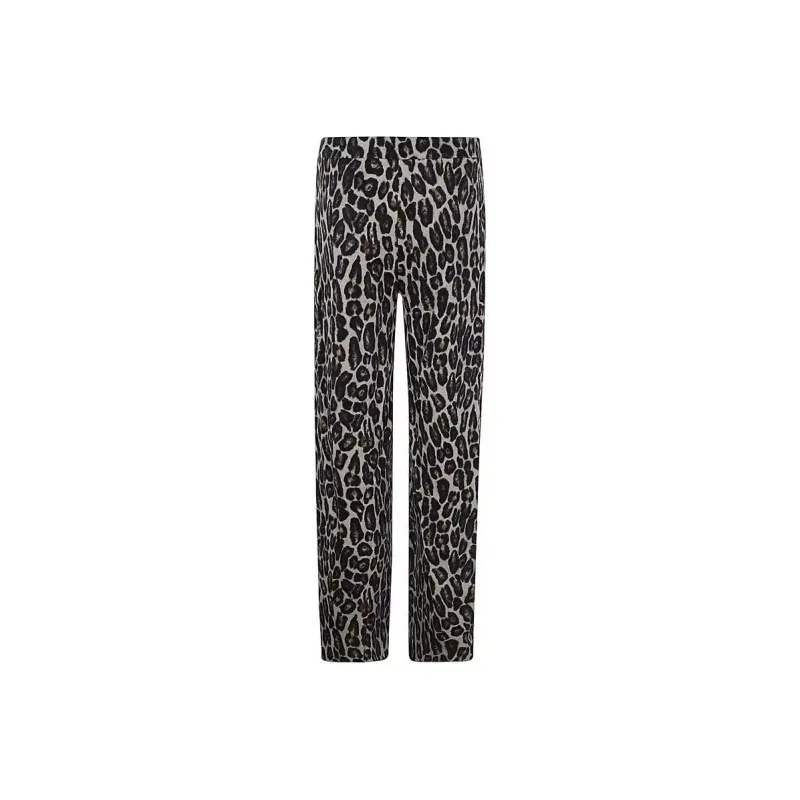 THEORY Stretch Leopard Relaxed Straight Pants-0