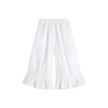SIMONE ROCHA Trim Drawstring Long Bloomer Trousers 'White'