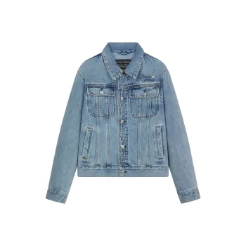 Teenie Weenie Cropped Coat Women's Light Blue