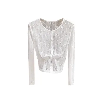 TOUCH Cropped Coats Women's White