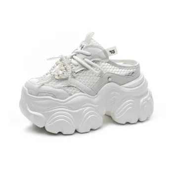 Shoe Cabinet Floral Language Closed Toe Slippers Women's