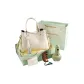 "New Chinese Style-Elegant White Handbag"+Massage Device+Massage Comb