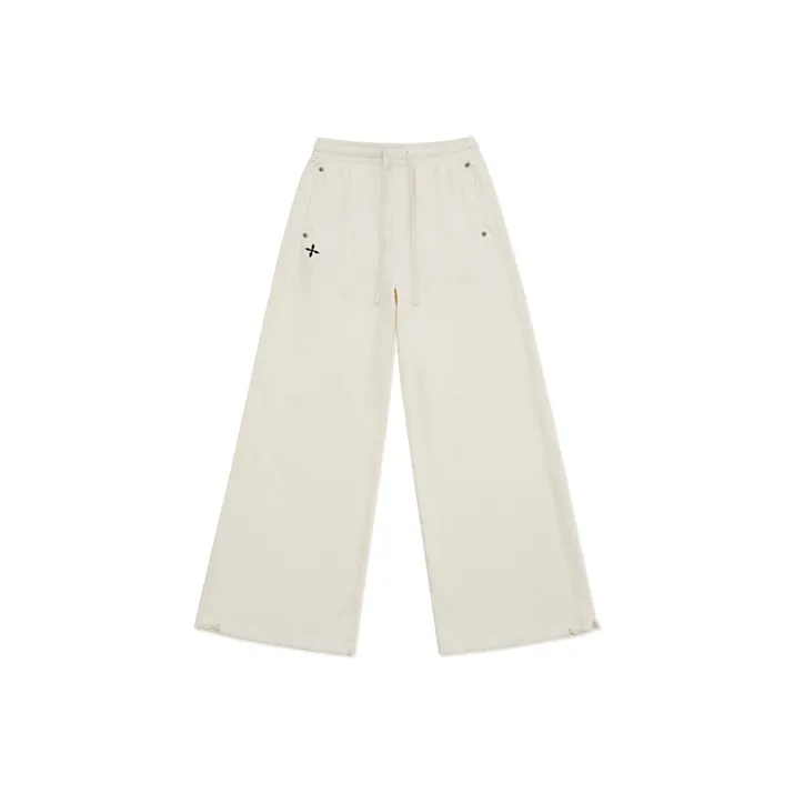 SMFK Casual Pants Women's Milk White-0