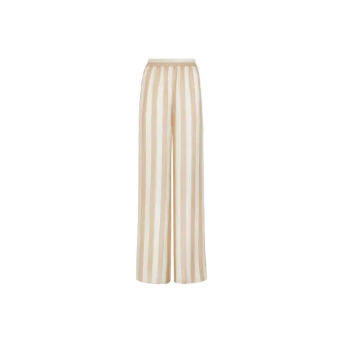 FENDI Pequin stripe Silk Palazzo Pants