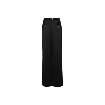 Sonia Rykiel Crystal embellished Wide leg Trousers