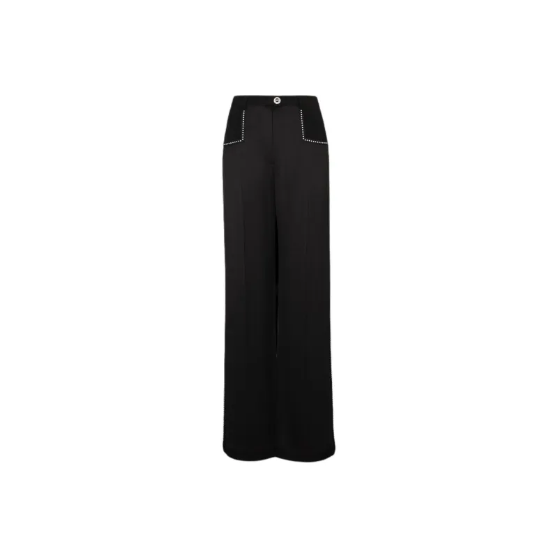 Sonia Rykiel Crystal embellished Wide leg Trousers-0