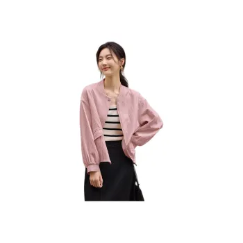 XWI Baseball Jacket Women's Gray Pink