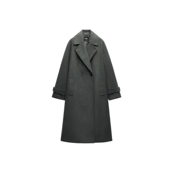ZARA Coats Women's Gray