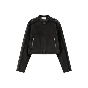 CHUU Cropped Coat Women's Black