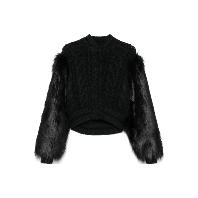 Givenchy Faux fur Trim Cardigan-0
