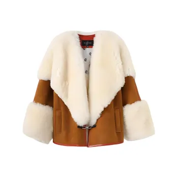 MINNANHUI Velvet feel Coat Women's Brown