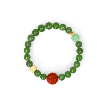 RIXIANGWAN Bracelets Jasper Unisex