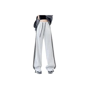 Ya Sheep People Casual Pants Women's Gray White