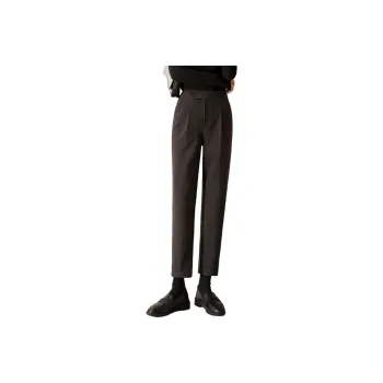 Mo Han Yi Mei Casual Pants Women's Black Gray Color