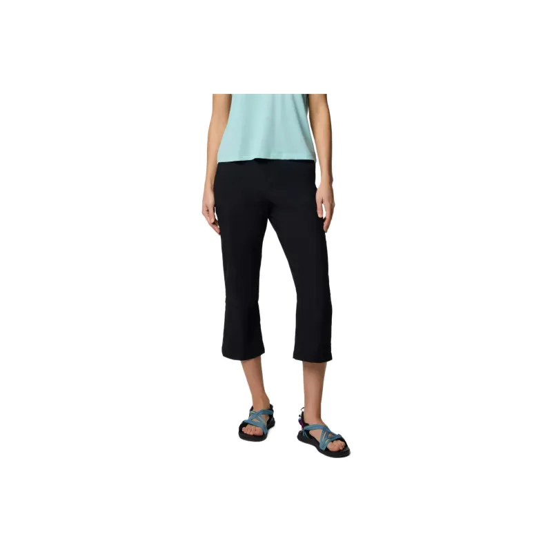 Columbia Leslie Falls Capris Omni-Shade Omni-Shield Release Casual Pants Women's Black-0