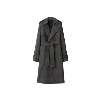 Burberry Trench Coat Women's Gray