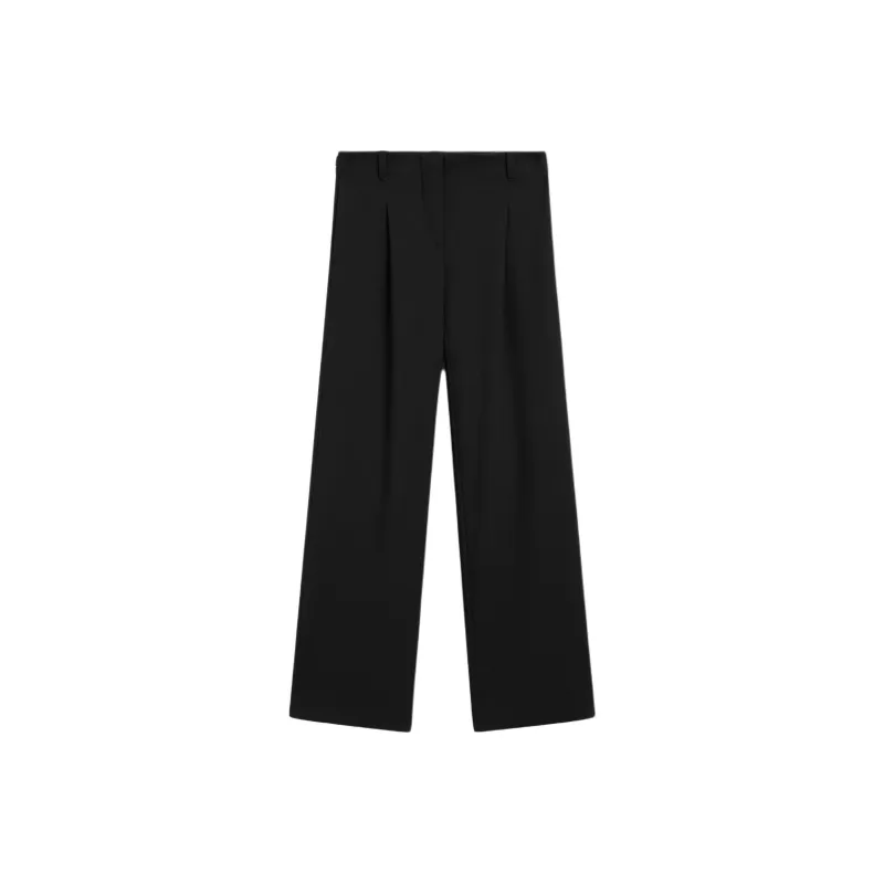 Massimo Dutti Casual Pants Women's Black-0
