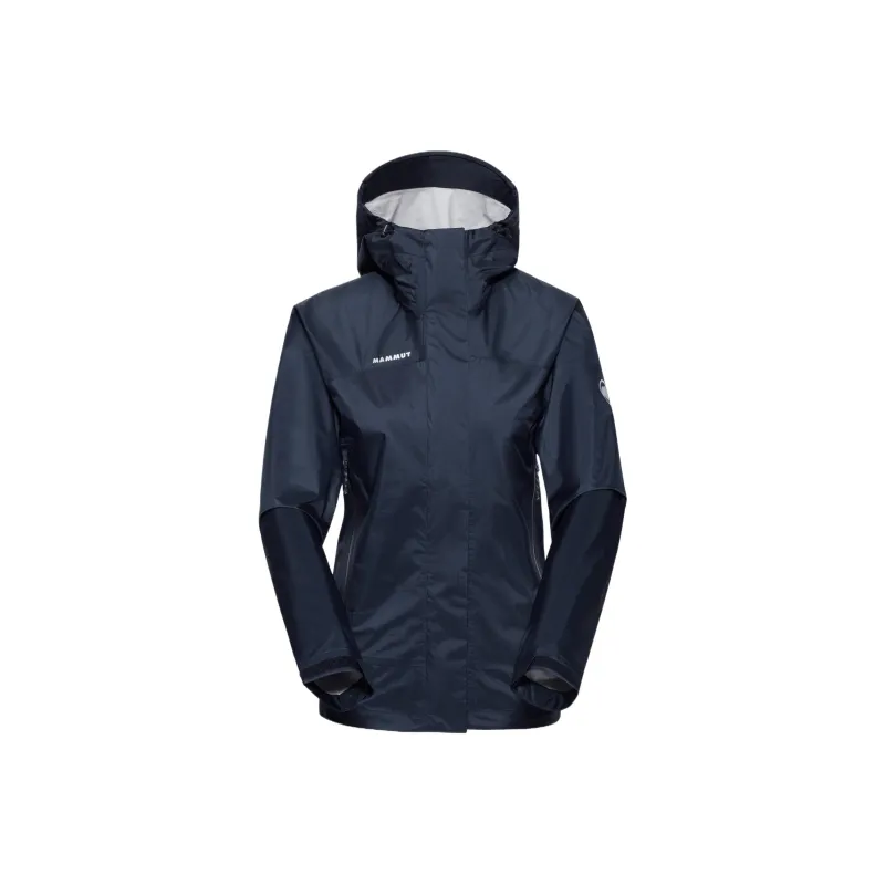MAMMUT Microlayer 2.0 HS Outdoor Hiking Waterproof And Windproof Windbreaker Jacket Women's-4