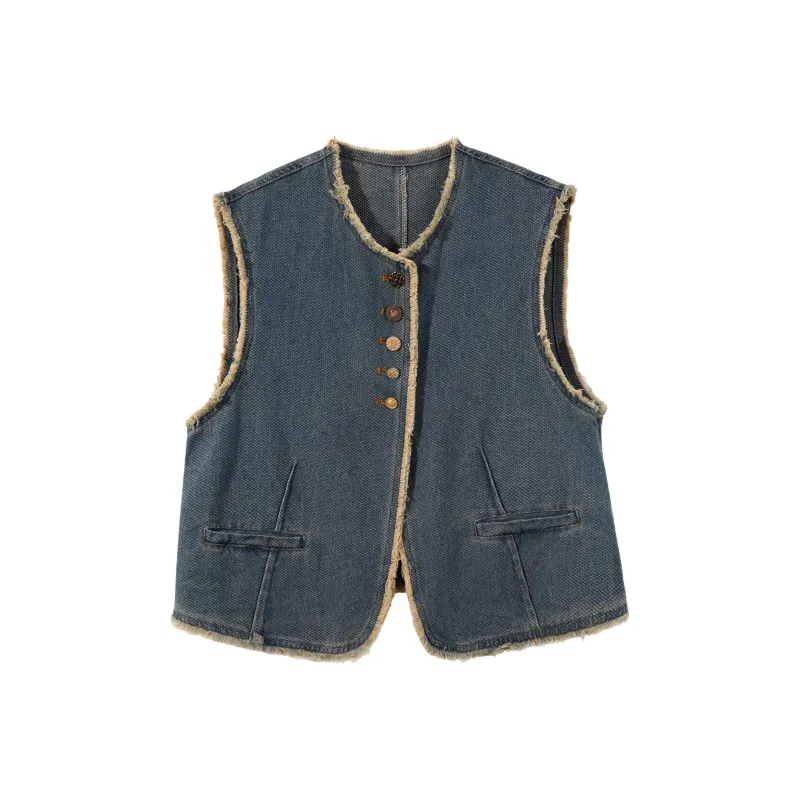 POPO.INFO Vests Unisex Blue-0