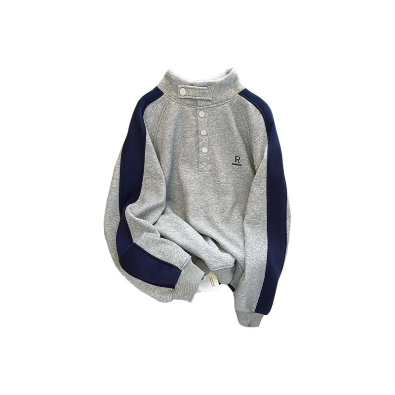 Mu Xiao Xin Sweatshirt Women's Gray-0