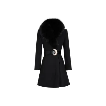 AUI Velvet feel Coat Women's Black