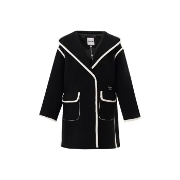 JESSYLINE Velvet feel Coat Women's Black