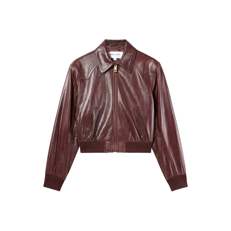 Miss Sixty Leather Jacket Women's-0
