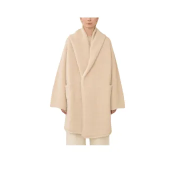 Lauren Manoogian CAPOTE COAT Coats Women's ALABASTER/Snowflake Gypsum
