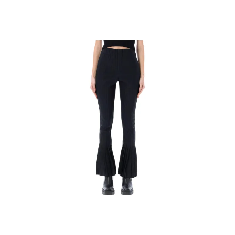 Sacai Pleated Flared Trousers-0