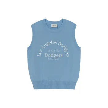 MLB Preppy Style Collection Los Angeles Dodgers Vest Women's Light Sky Blue