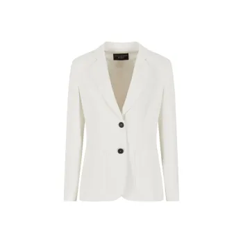 EMPORIO ARMANI Icon Single breasted Blazer In Triacetate Fabric