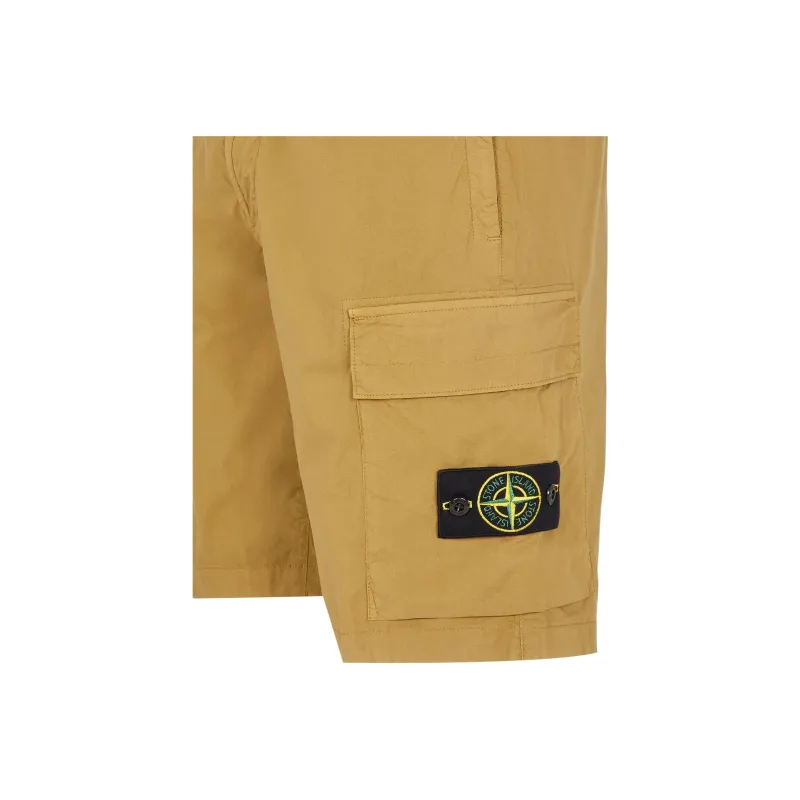 STONE ISLAND Side Logo patch Bermuda Shorts-3