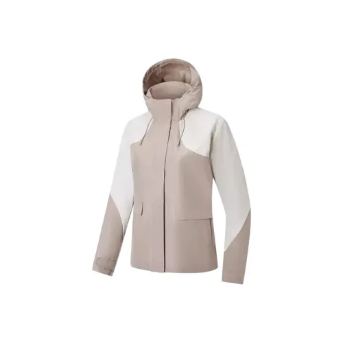 XTEP Variety Training Collection Trench Coat Women's Mickey Brown/Bright Moon White