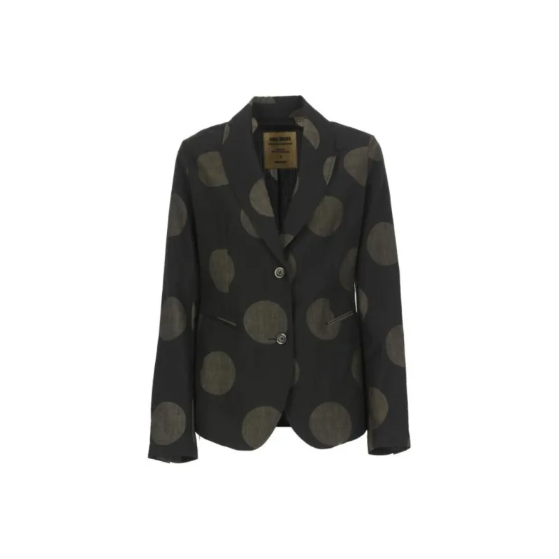 UMA WANG Dot Printed Single Breasted Jacket-0