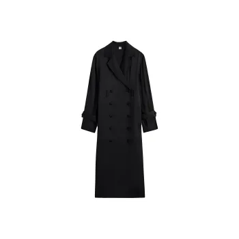 TOTEME Double Breasted Long Sleeved Midi Dress