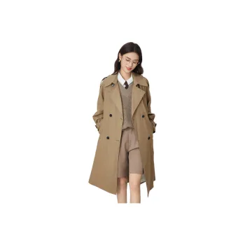 Dajia Poetry Trench Coat Women's Khaki