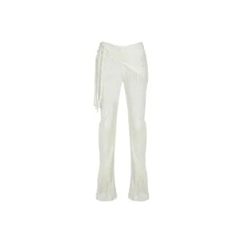 The Kript Casual Pants Women's White