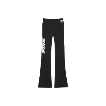 Victoria's Secret PINK ULTIMATE FLARE LEGGINGS/Pure Black Casual Pants Women's Pure Black