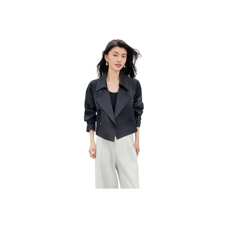 Yi Mengyuan Trench Coat Women's-2
