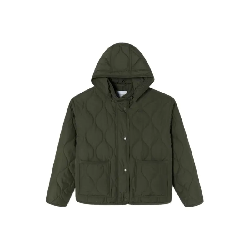 LACOSTE Puffer Jacket Women's Army Green-0