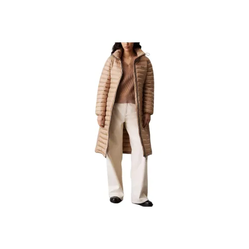 calvin MOB KLEIN Puffer Jacket Europe Version Women's Camel