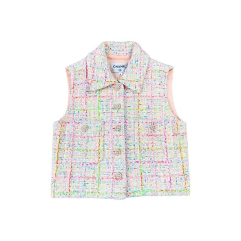 CHANEL 24C Early Spring Vacation Collection Vest Women's White