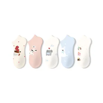 JKN No Show Socks Women's 5 Pack