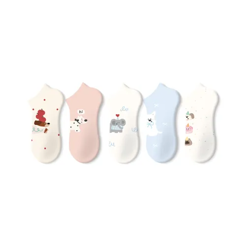 JKN No Show Socks Women's 5 Pack