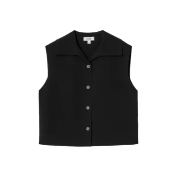 COS Vests Women's Black