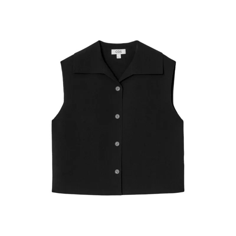 COS Vests Women's Black-0