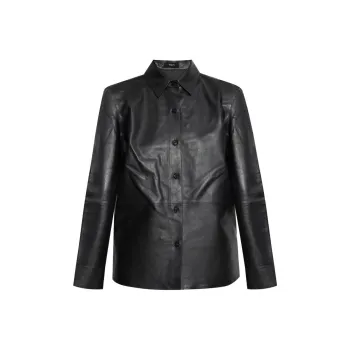 THEORY Buttoned Straight Hem Jacket