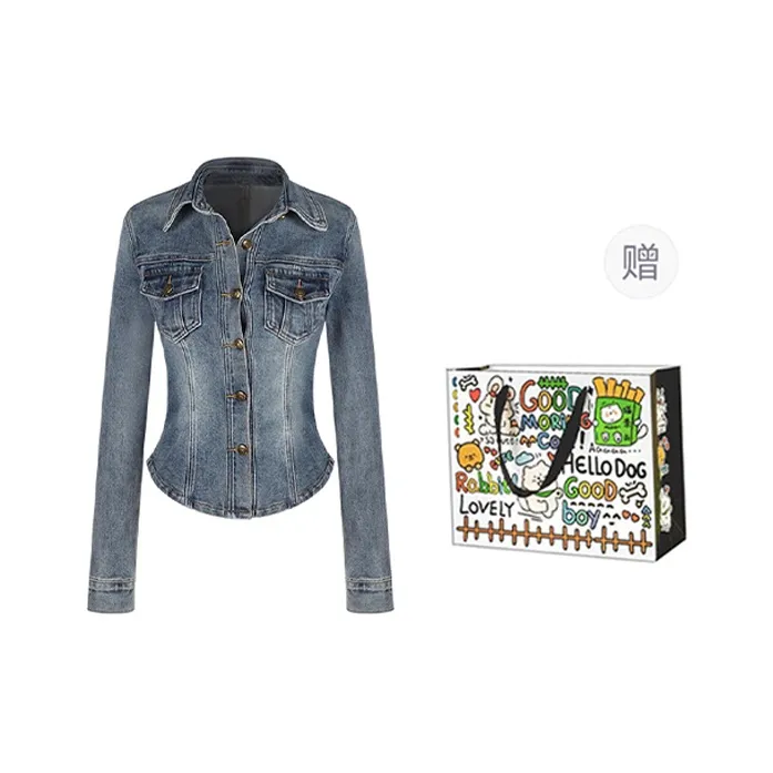 INCO VIBE Denim Jacket Women's Vintage Blue-5